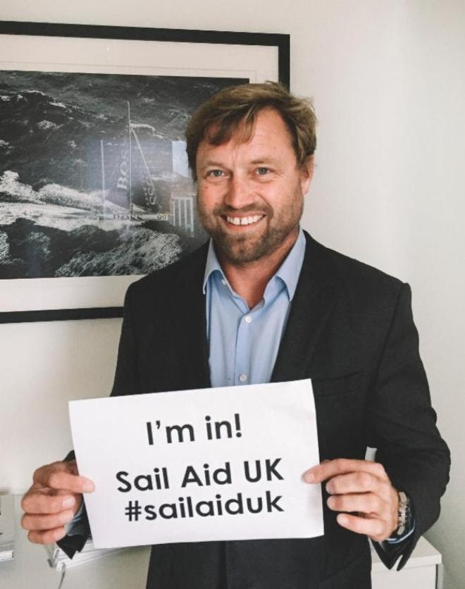 Alex Thomson's in ©  Sail Aid UK